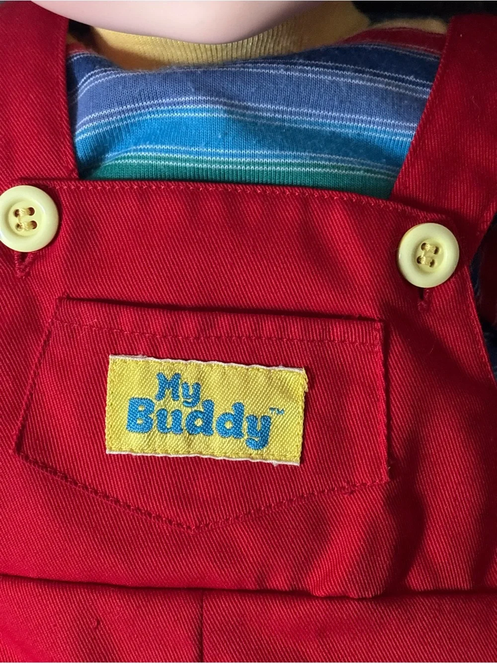 Vintage 1985 Hasbro My Buddy Doll Brown Hair Blue Eyes 80s Retro EUC